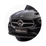 Кола за яздене с дръжка Chipolino - Mercedes C-Class, Бяла