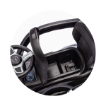 Кола за яздене с дръжка Chipolino - Mercedes C-Class, Бяла