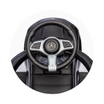 Кола за яздене с дръжка Chipolino - Mercedes C-Class, Бяла