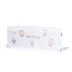 Преграда за легло Chipolino - Животинки, Бяла