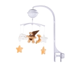 Музикална въртележка за легло с проектор Chipolino - Мечо