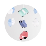 Музикална въртележка за легло с проектор Chipolino - Колички