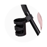 Универсална поставка за шише/ чаша Chipolino - Черна