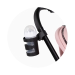 Универсална поставка за шише/ чаша Chipolino - Черна