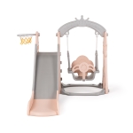 Комплект 3 в 1 Chipolino - Пързалка, Люлка и Кош за топка, Син