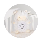 Плюшена играчка с проектор и музика Chipolino - Агънце