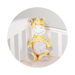 Плюшена играчка с проектор и музика Chipolino - Жирафче