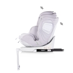 Столче за кола Chipolino - Clima Air, i-Size, Isofix, 360°, 40-150 сm, Облак