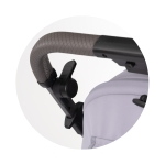 Детска количка с въртяща се дръжка Chipolino - Омния, Черна