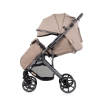 Детска количка с въртяща се дръжка Chipolino - Омния, Черна