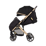 Детска количка с въртяща се дръжка Chipolino - Омния, Черна