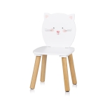 Детски комплект Chipolino - Маса с два стола, Мече и коте