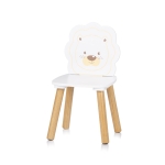 Детски комплект Chipolino - Маса с два стола, Хипопотам и лъв