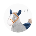 Детско подскачащо конче Chipolino - Със звук, Розово