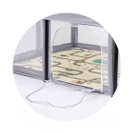 Кошара за игра Chipolino - Easy, 180 х 180 сm, Сива