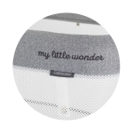 Бебешка кошара - люлка 3 в 1 с падаща страна Chipolino - Ultima, Бежова