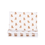 Спален комплект за мини кошара Chipolino - Мече, Бежов