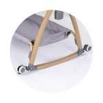 Бебешка кошара с падаща страна Chipolino - Charisma, Розова пудра