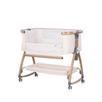 Бебешка кошара с падаща страна Chipolino - Charisma, Розова пудра