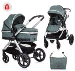 Бебешка количка с трансформираща се седалка Chipolino - Аспен, Алое