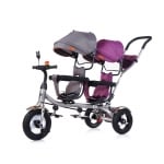  Триколка за близнаци Chipolino - 2play, люляк/платина