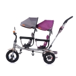  Триколка за близнаци Chipolino - 2play, люляк/платина