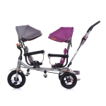  Триколка за близнаци Chipolino - 2play, люляк/платина