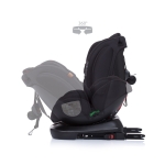 Стoлче за кола Chipolino - 4Kid, 360°, i-Size, 40-150 cm, Черно