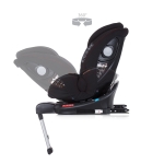 Стoл за кола Chipolino - Лего, Isofix, 360°, 40-150 cm, Черен