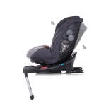 Стoл за кола Chipolino - Лего, Isofix, 360°, 40-150 cm, Черен