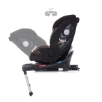 Стoл за кола Chipolino - Лего, Isofix, 360°, 40-150 cm, Черен