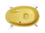Бебешка вана със стойка Chipolino - Бела, Жълта