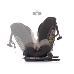 Столче за кола Chipolino - Техно, Isofix, 360°, 40-150 сm, Алое