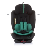 Столче за кола Chipolino - Техно, Isofix, 360°, 40-150 сm, Алое