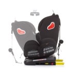 Стол за кола Chipolino - Journey, ISO, 0-36 kg, Графит