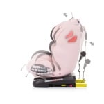 Стол за кола Chipolino - Journey, ISO, 0-36 kg, Графит
