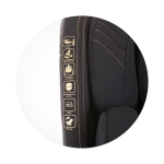 Столче за кола Chipolino - Maxsafe, Isofix, 360°, I-Size, 40-150 сm, Графит