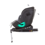 Столче за кола Chipolino - Maxsafe, Isofix, 360°, I-Size, 40-150 сm, Графит