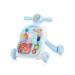 Музикална играчка на колела 3 в 1 Chipolino - Мече, розова