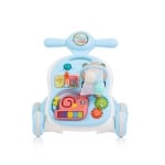 Музикална играчка на колела 3 в 1 Chipolino - Мече, розова