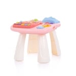 Музикална играчка на колела 3 в 1 Chipolino - Мече, розова