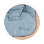 Бебешки шезлонг Chipolino - Velvet, Розов & Дърво