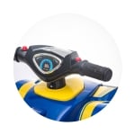 Количка за яздене Chipolino - ATV Goodyear, синя