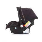 Кошница за кола с адаптор Chipolino - Misty, 0-13 kg, Абанос