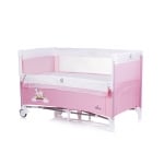Бебешка кошара с падаща страна Chipolino - Релакс, Розова