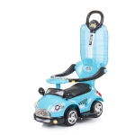 Кола за яздене с дръжка и сенник Chipolino - Super car, Червена