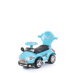 Кола за яздене с дръжка и сенник Chipolino - Super car, Червена