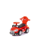 Кола за яздене с дръжка и сенник Chipolino - Super car, Червена