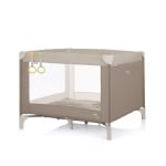 Детска преносима кошара за игра Chipolino - Pop Up, Дино, бежова