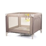 Детска преносима кошара за игра Chipolino - Pop Up, Дино, бежова